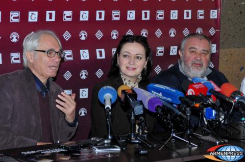 Press conference of Tigran Mansuryan, Robert Mlkeyan and 
Hasmik Papyan
