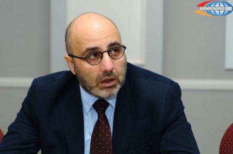 Press conference of Chairman of the American Chamber of 
Commerce in Armenia Tigran Jrbashyan