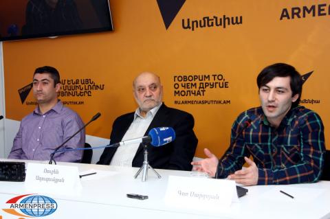 Press conference of Professor Ruben Aghuzumtsyan, profiler  
Ghor Sargsyan, PR specialist Hayk Kirakosyan