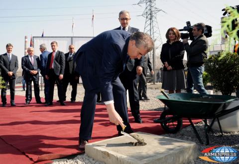 President Sargsyan attends groundbreaking ceremony of new 
TPP in Yerevan