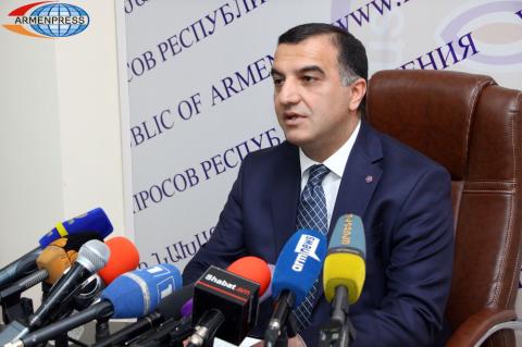 Press  conference of the Minister of Labor and Social Affairs of 
the Republic of Armenia Artem Asatryan
