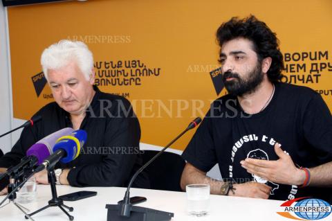Press conference of Armenian from Dersim Shant Talyan and 
regional affairs expert, analyst Sargis Hatspanyan