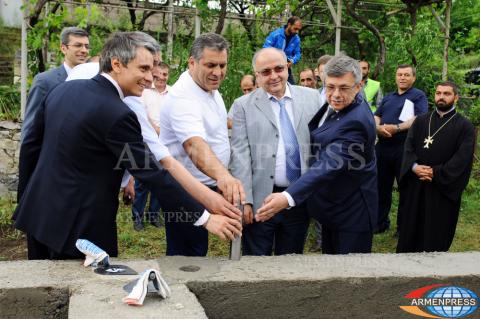 Infrastructure development programs being implemented in 3 
communities of Armenia’s Tavush province