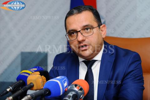Presser of deputy minister of economic development and 
investments Mr. Tigran Khachatryan 