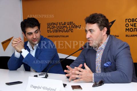 Press conference of renowned violinist, conductor Maxim 
Vengerov and Sergey Smbatyan