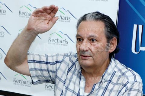 Press conference of sociologist Aharon Adibekyan
