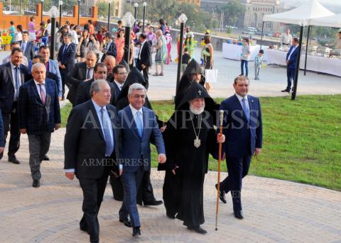 President Serzh Sargsyan attends opening of Children’s 
Rehabilitation Center 