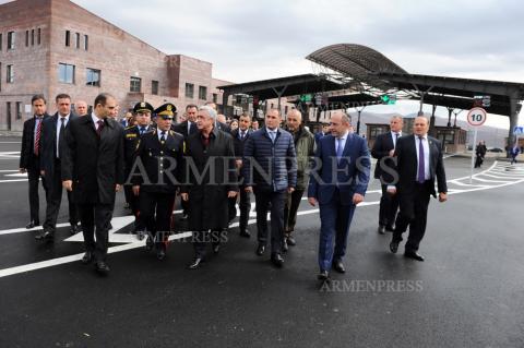 President Serzh Sargsyan attends grand opening of new Bavra 
checkpoint 