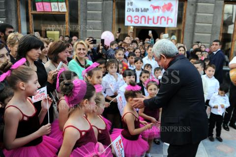 President of Armenia Serzh Sargsyan attends Gyumri Day 
celebrations 