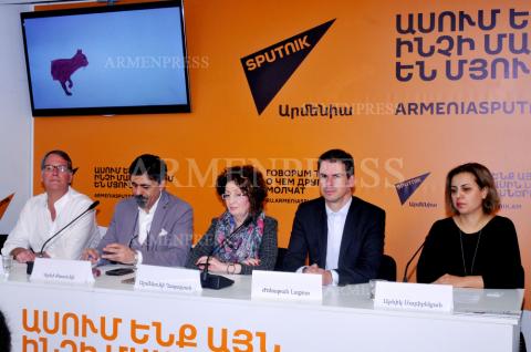 Press conference on "ReAnimania" international animation film 
festival 