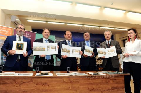 Церемония погашения марки «Всемирно известные армяне: 
200-летие со дня рождения Ованеса Айвазовского»