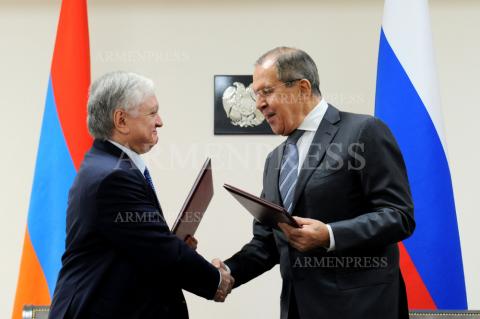 Meeting of Armenian and Russian foreign ministers in Yerevan 