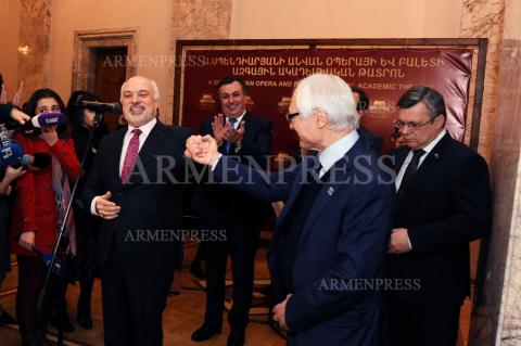 Reception on occasion of Tigran Mansurian's and Konstantin 
Orbelyan's Grammy nominations