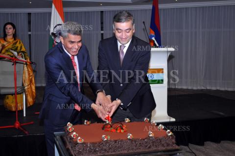 Reception dedicated to 68th anniversary of India's 
independence 