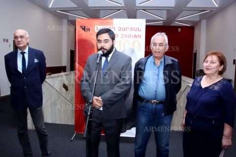 Открытие выставки, посвященное 100-летию художницы 
Нвард Зарян
