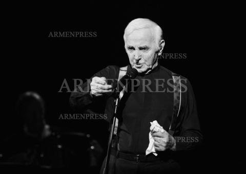 World-renowned French-Armenian singer Charles Aznavour 
celebrates 94th birthday