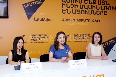 Press conference on upcoming July 1 Vanadzor charity 
marathon 