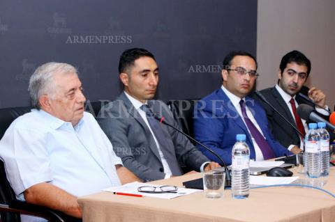 Press conference of attorneys of second President of Armenia 
Robert Kocharyan