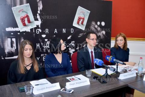 News conference on upcoming events dedicated to Yasmina 
Reza's arts as part of La Francophonie events 