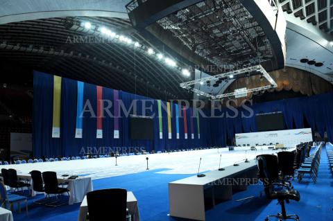 Rehearsals for upcoming XVII La Francophonie summit 