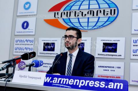 Press conference of State Migration Service director Armen 
Ghazaryan 