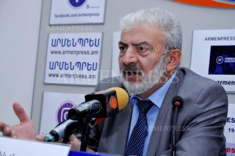 Press conference of Bookinist LLC Director Khachik Vardanyan