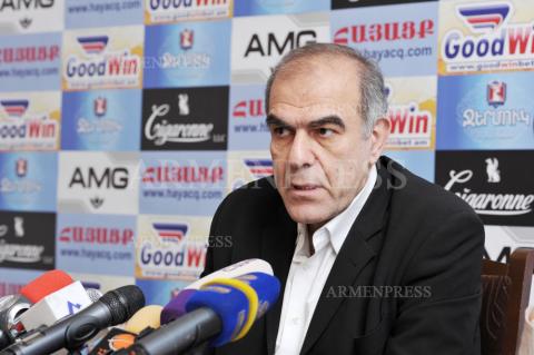 Press conference of Garegin Chugaszyan