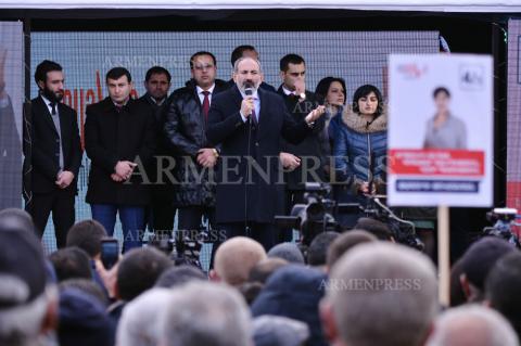 My Step bloc campaigns in Vardenis 