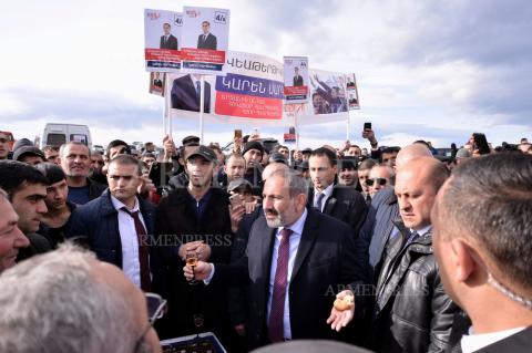 My Step bloc's campaigning event in Martuni 