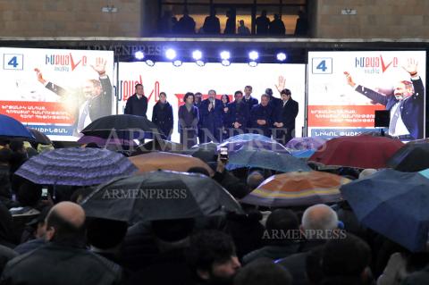 My Step alliance continues pre-election campaign in Kotayk 
province 