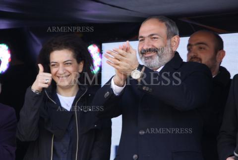 My Step bloc's campaigning event in Aragatsotn province 