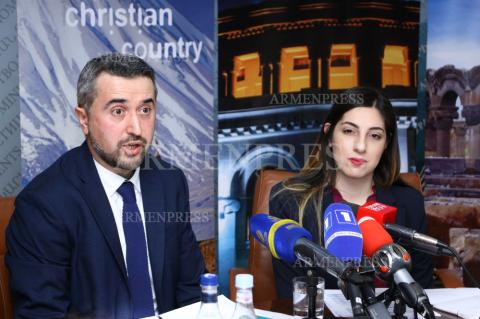 Press conference of Ripsime Grigoryan and Ara Khzmalyan