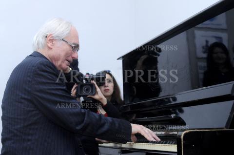 Conférence de presse du compositeur Tigran Mansourian