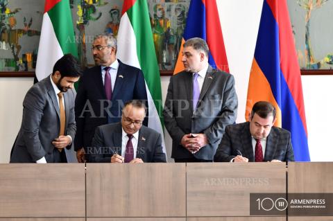 Summing up results of 2-day session of Armenia-UAE Joint 
Intergovernmental Commission