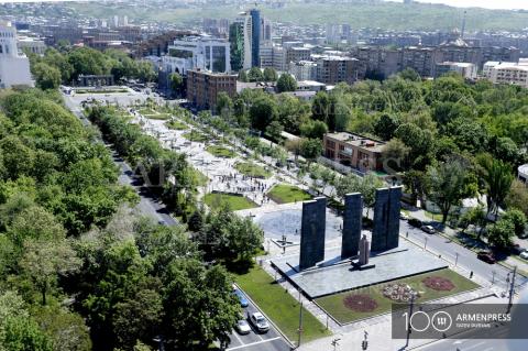Cérémonie d'inauguration du parc dédié au 2800e anniversaire 
d'Erevan
