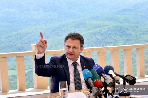 Пресс-конференция губернатора Тавуша Айка Чобаняна, 
посвященная 100 дням пребывания в должности