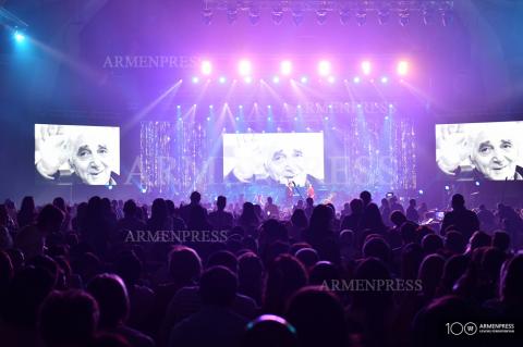 Concert honoring Charles Aznavour 