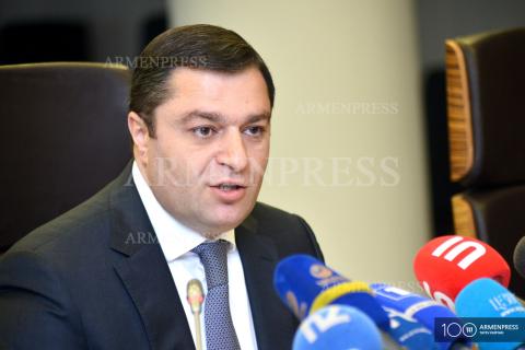 Press conference of Andranik Grigoryan, head of CBA 
Department of Financial Stability and Development 