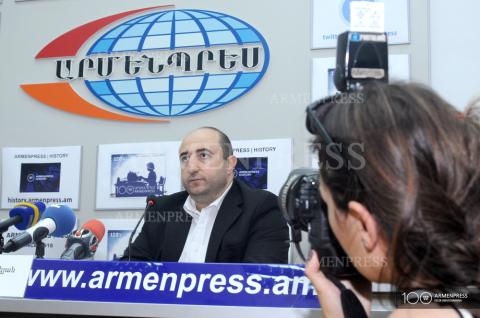 Conférence de presse du député  Artak Manoukian
