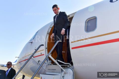 Prime Minister of Georgia Giorgi Gakharia arrives in Armenia 