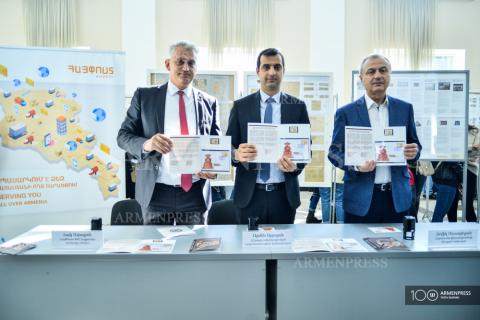 “Айпост” погасила и выпустила в обращение почтовую 
марку, посвященную теме “Армянская история. 100-летие 
первой почтовой марки Армении”