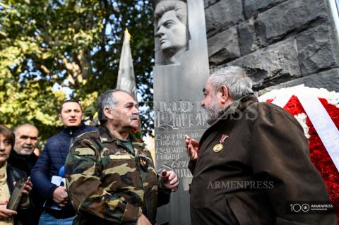 Evénement consacré au 77e anniversaire   du Héros de 
l'Artsakh Leonid Azgaldian

