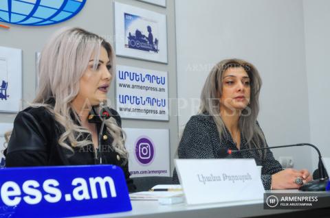 Conférence de presse de Liana Torossian et Romella Abovian