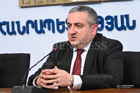 Conférence de presse du chef de l'Inspection de la Sécurité alimentaire Georgi Avetissian