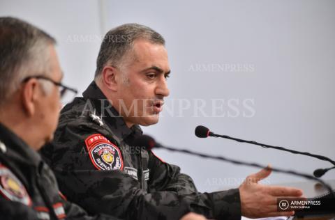 Conférence de presse du chef de police adjoint Haik Mhrian