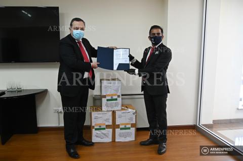 India medical aid supplied to Armenia