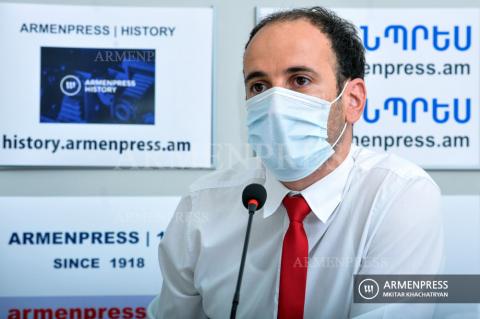 Press conference of ‘’My step’’ bloc MP Sisak Gabrielyan 