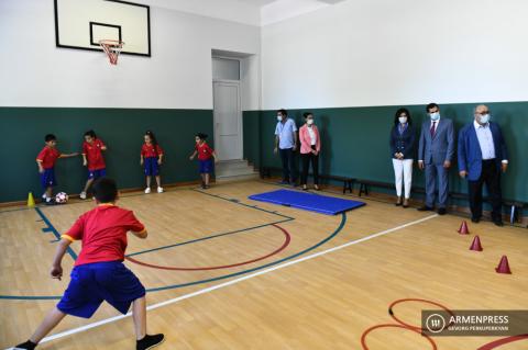 My Step Foundation rebuilds gyms at public schools in Tandzut 
and Aygeshat communities 