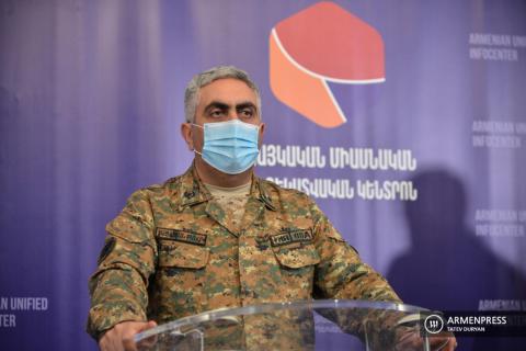 Armenian military's briefing