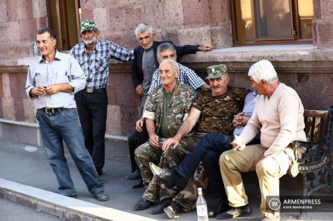 Union of Yerkrapah Volunteers waiting for command